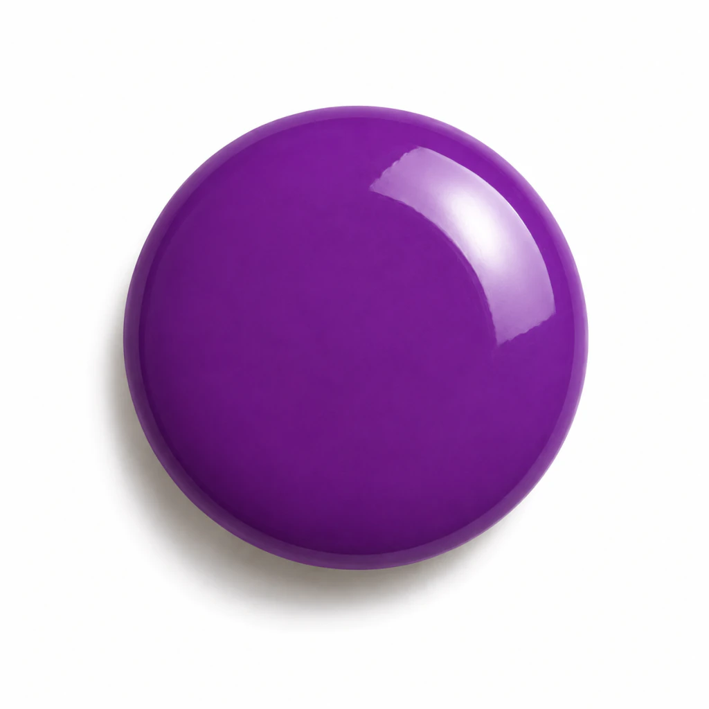 Botón intercambiable grande morado