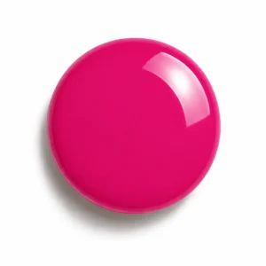 Boton intercambiable rosa barbie grande