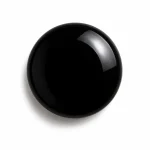 Botón intercambiable grande negro