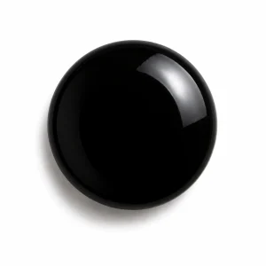 Botón intercambiable grande negro