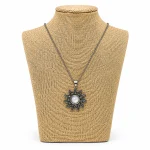 Collar eguzkilore intercambiable blanco