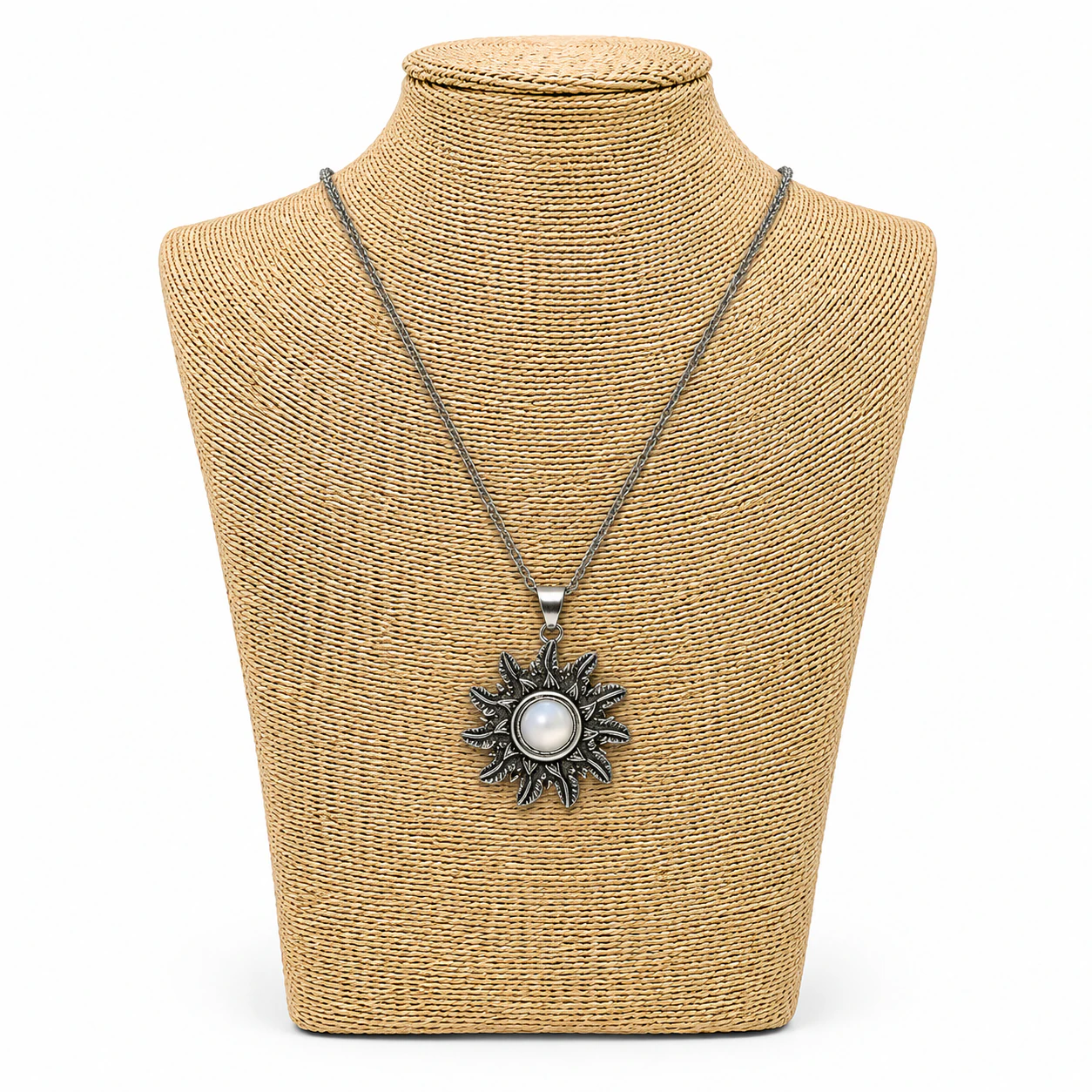 Collar eguzkilore intercambiable blanco