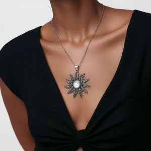 Collar eguzkilore mediano boton pequeno