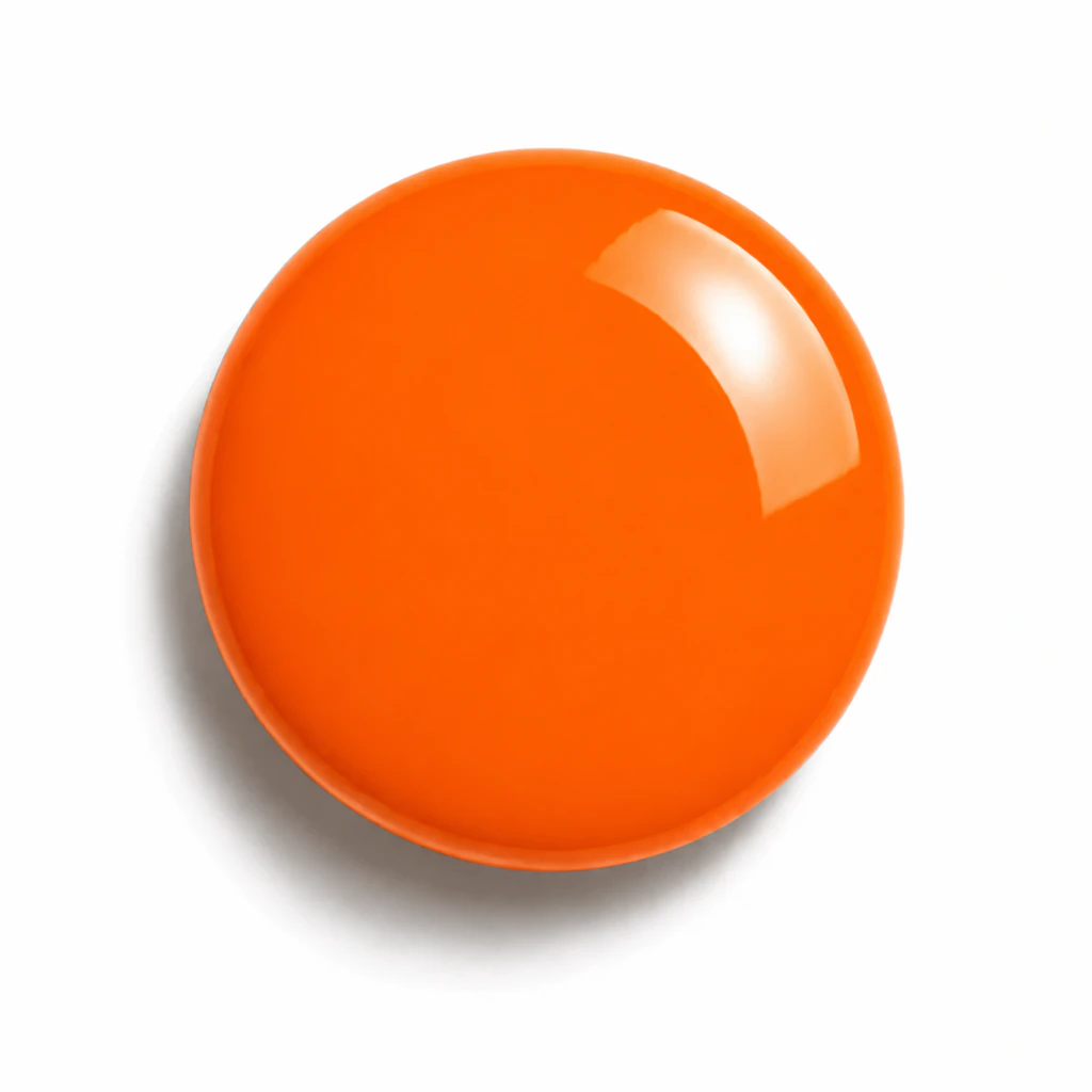Botón intercambiable grande naranja